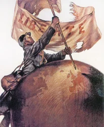 Crédit Lyonnais WWI Liberte Poster